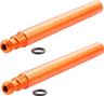 PROLONGATEUR DE VALVE SUPER B TB-VC20 60MM ALU ORANGE (X2)