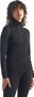 Maillot Manches Longues Femme Icebreaker Mérinos 260 Tech Half Zip Noir