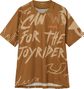 Maglia a maniche corte Endura Singletrack Print marrone da uomo