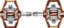 HT Components T2 Bronze/Silver Clipless Pedals