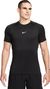 Nike Pro Jersey met korte mouwen Zwart Heren