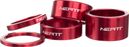 Entretoises de Direction Neatt Aluminium (x5) Rouge