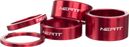 Neatt Kit Aluminium Spacer (x5) Rot