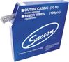 Lot de 100 câbles de dérailleur arrière acier inox Saccon