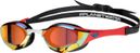 Arena Cobra Edge Swipe Mirror Gold/Red Swimming Goggles