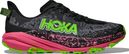 Hoka Speedgoat 6 Black/Green/Rose Men's Trail Shoes