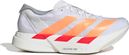 Chaussures Running adidas Adizero Adios Pro 4 Blanc/Orange Femme