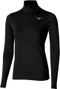 Donna 1/2 Zip Mizuno Core Impulse Black Top