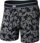 Saxx Daytripper Comfort Stretch Brief Boxer Shorts, Black/Gray, Men's
