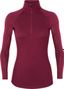 Maillot Manches Longues Femme Icebreaker 200 Zone Half Zip Rose