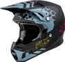 Casque intégral Fly Racing Fly Formula CC Tektonik Noir / Slate / Bleu Mat