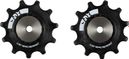 Pair of Ceramicspeed Alpha Rollers for Shimano R9250, Black