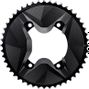 Kettenblätter Alugear Round Aero Asymmetrical Shimano GRX 11/12 Speed Black