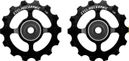 CyclingCeramic Narrow 14T Pulley Wheels for Shimano XT/XTR 12S Derailleur Black