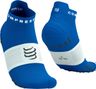 Chaussettes Compressport Pro Racing V4.0 Run Low Bleu/Blanc