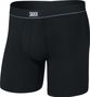 Saxx Essential Cotton Brief Boxer Shorts for Men in Black