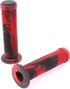 Poignees BMX acme 2tone noir rouge 130mm KHEbikes