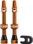 Tubeless CushCore valves 44 mm Orange