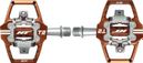 Paire de Pédales Automatiques HT Components T2-SX Bronze