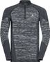 Odlo Blackcomb Eco Women's 1/2 Zip Long Sleeve Jersey Black Gray