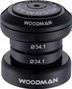 WOODMAN Headset External AXIS SPG 1''1/8 Black