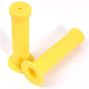 Poignees BMX diamond avec bride jaune 130mm KHEbikes