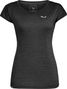 Maglietta da donna Salewa Puez Melange Dry Black