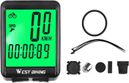 Compteur de vélo sans fil pour VTT et route  écran rétroéclairé étanche
