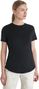 Damen T-Shirt Icebreaker Merino 125 Cool-Lite Sphere III Schwarz