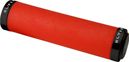 Poignées Eltin Silicone Touch Rouge fermetures Noir