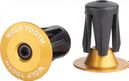 Embouts de Guidon Wolf Tooth Alloy Bar End Plugs Or