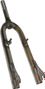 FOURCHE BMX ACIER BRUTE PIVOT FILETE 1 -22.2 INTERIEUR