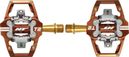 Paire de Pédales HT Components T2T Bronze