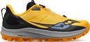 Chaussures Trail Saucony Peregrine 12 ST Jaune Noir Femme