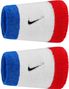 Bracelet Éponge Large (x2) Nike Swoosh Classic Bleu/Blanc/Rouge
