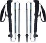 Bastones de senderismo TSL Outdoor Hiking A5 Cross Plata/Azul