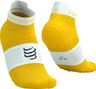 Compressport Pro Racing V4.0 Run Low sokken Geel/Wit