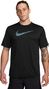 Heren Nike Dri-Fit UV Hyverse Jersey met korte mouwen Zwart