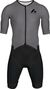 Surpas Pursue 2 Speedsuit LD Men's Triathlon Suit, Gray/Black