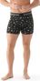 Smartwool Merino Print Heren Boxer Zwart