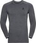 Odlo Performance Warm Eco Grey Black Long Sleeve Jersey