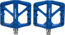 Pair of Neatt Composite 5 Pin Flat Pedals Blue