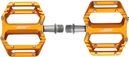 Paar platte pedalen HT Components AR09SX Oranje