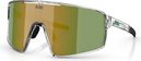 Occhiali da sole unisex Bliz P001 L Trasparente Bianco/Verde