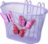 Basil Jasmin Butterfly junior bicycle basket front or rear lila