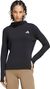 adidas adi365 Essentials Thermoshirt mit Kapuze, schwarz, Damen