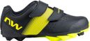 Zapatillas de ciclismo de montaña Northwave Hammer Junior Negro/Amarillo