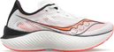 Chaussures Running Saucony Endorphin Pro 3 Blanc Rouge Femme