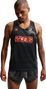 Nike AeroSwift Zone tanktop voor heren, zwart/rood