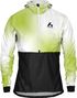 Surpas Stride Jacket for Men in White/Green/Black